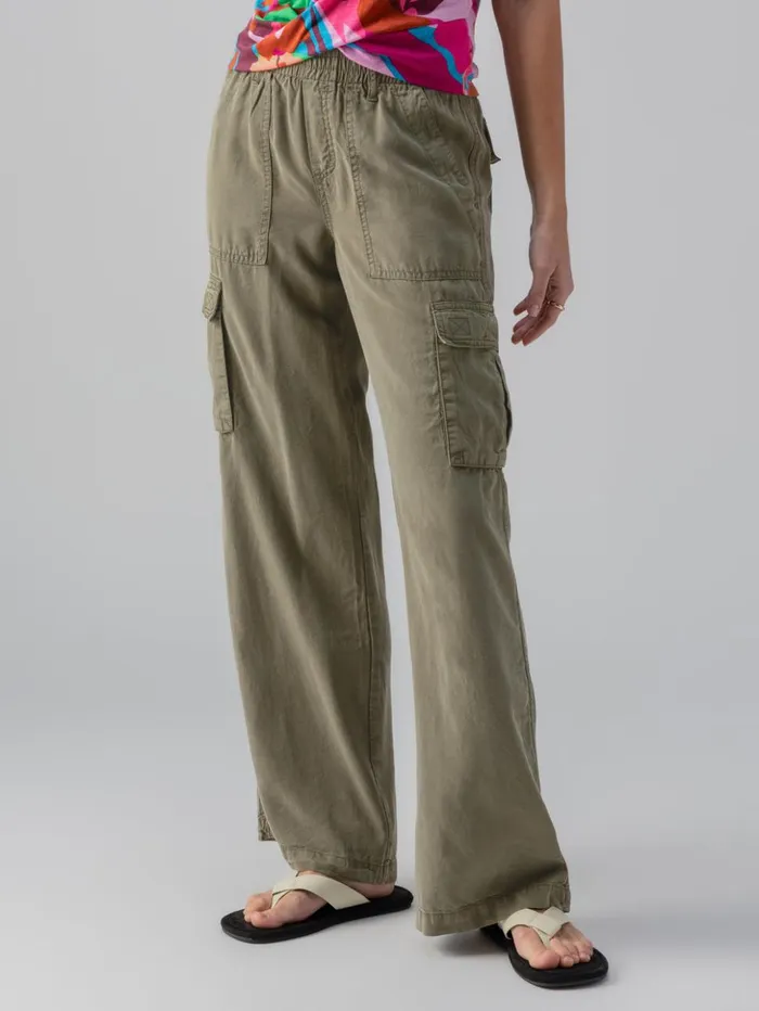 Sanctuary Clothing Pants Women Relaxed Reissue Cargo Standard Rise Pant Burnt Olive Sanctuary Clothing Pants Women Relaxed Reissue Cargo Standard Rise Pant Burnt Olive