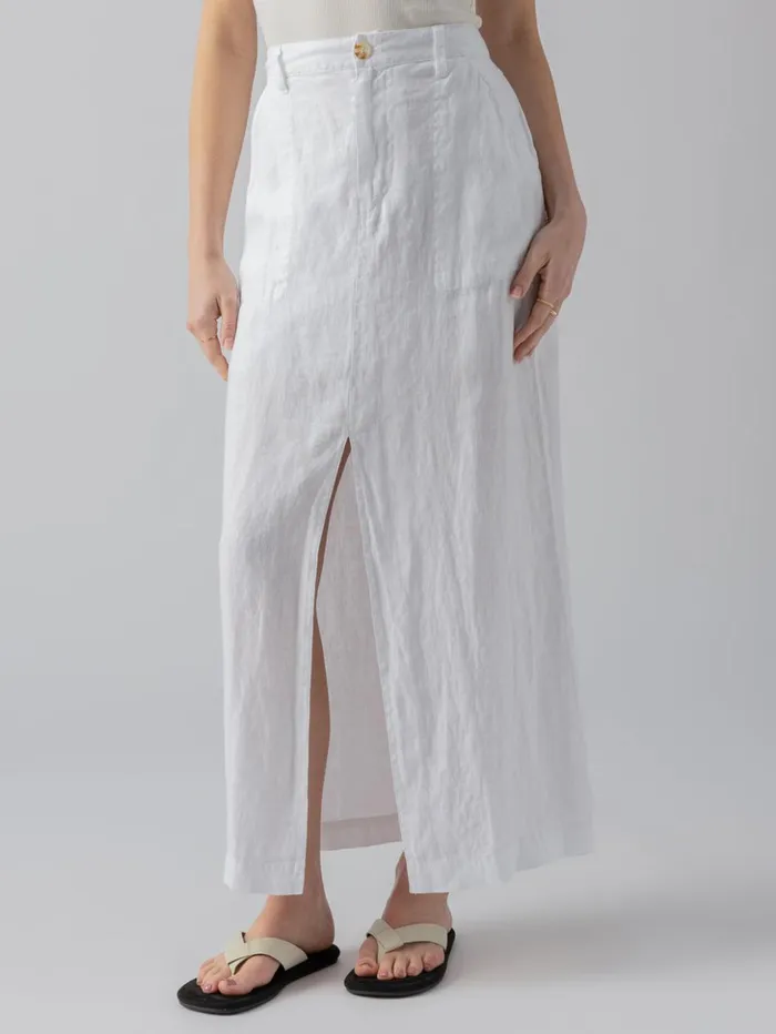 Sanctuary Clothing Skirts Women Boardwalk Slip Skirt White