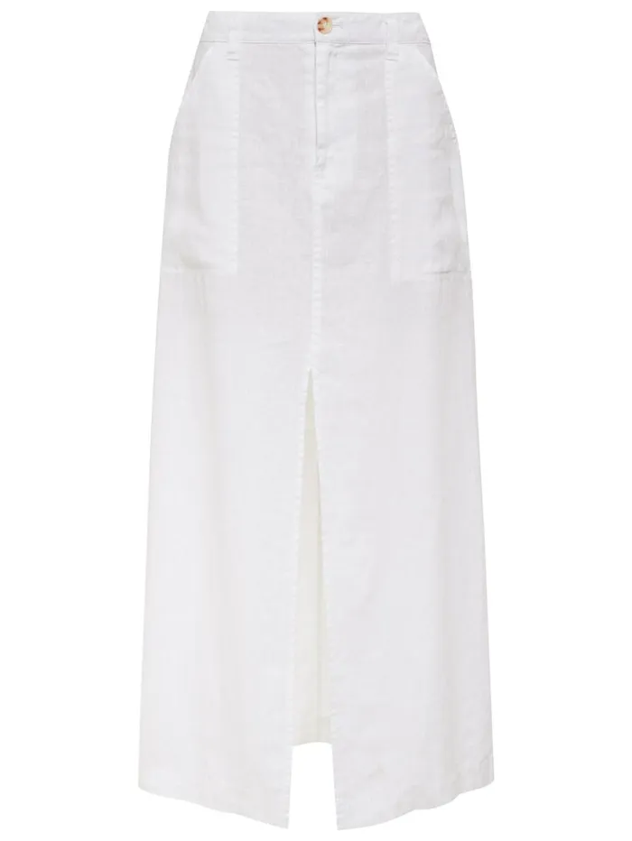 Sanctuary Clothing Skirts Women Boardwalk Slip Skirt White