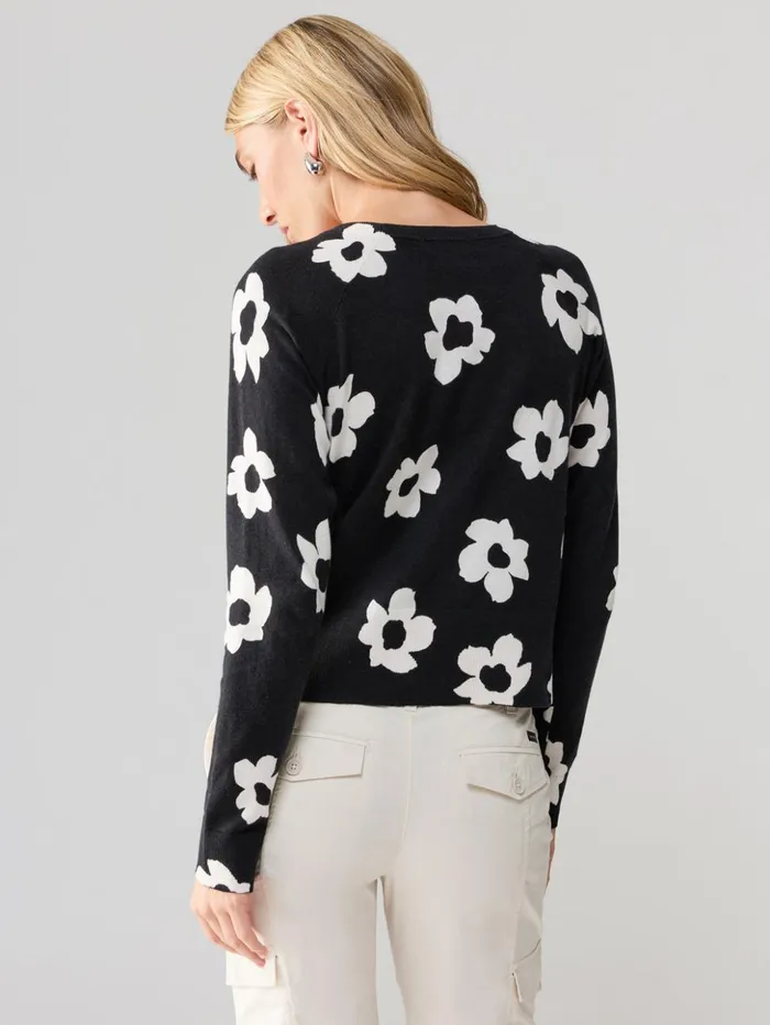 Sanctuary Clothing Sweaters and Cardis Women All Day Long Sweater Flower Pop