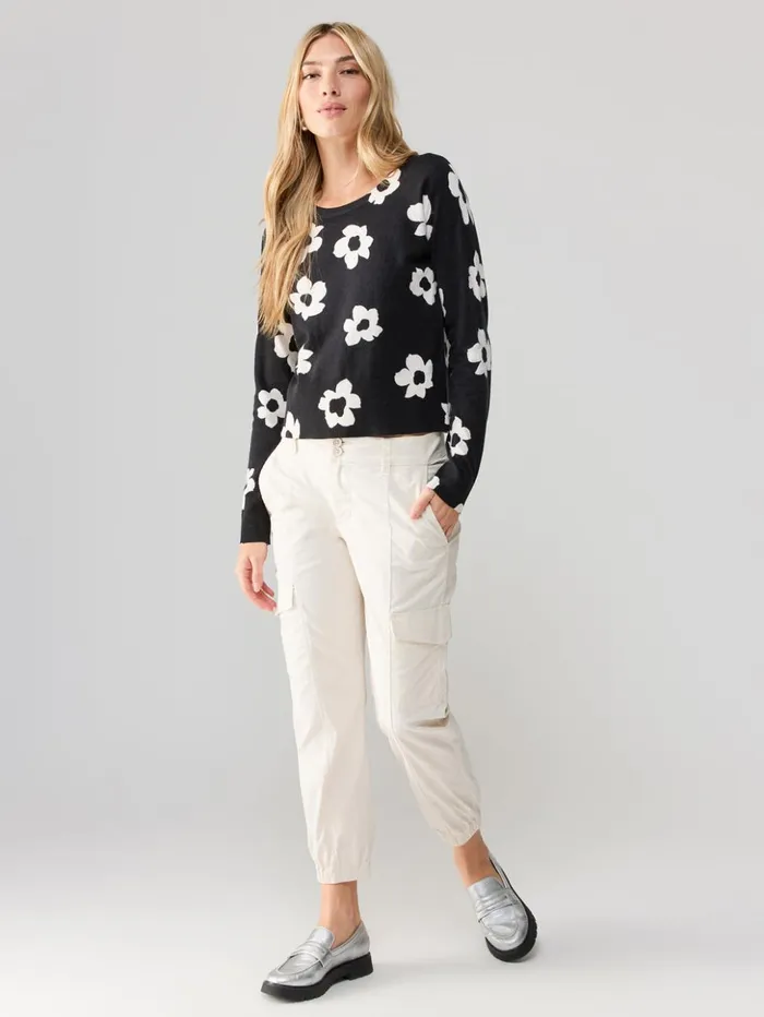 Sanctuary Clothing Sweaters and Cardis Women All Day Long Sweater Flower Pop