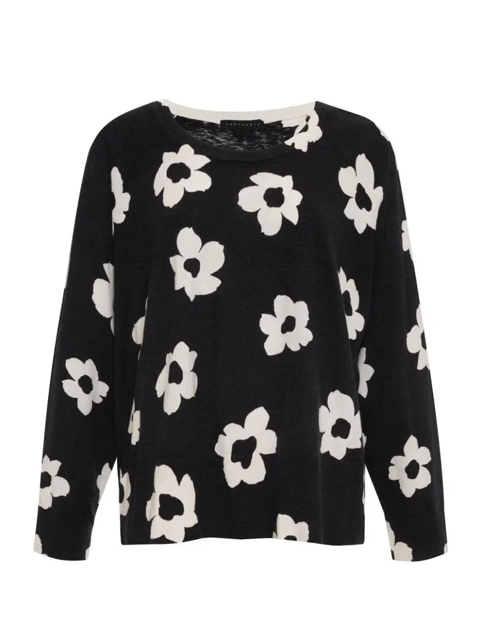 Sanctuary Clothing Sweaters and Cardis Women All Day Long Sweater Flower Pop