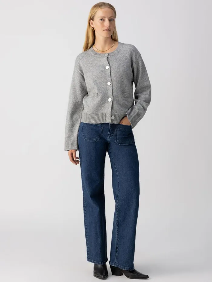 Sanctuary Clothing Sweaters and Cardis Women Elevated Cardi Heather Ash Sanctuary Clothing Sweaters and Cardis Women Elevated Cardi Heather Ash