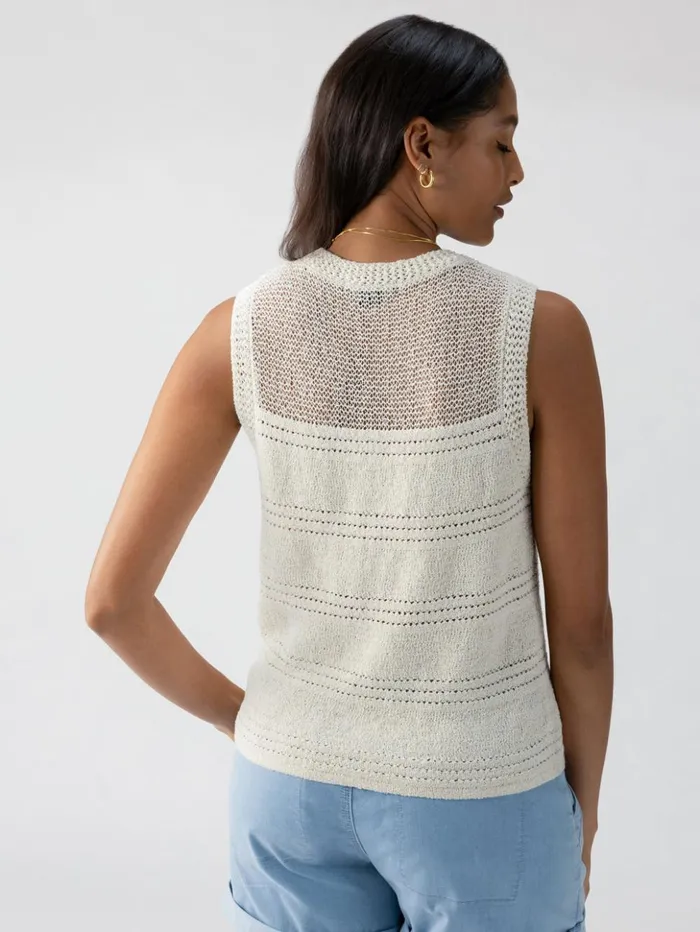 Sanctuary Clothing Sweaters and Cardis Women Waves Of Summer Sweater Shell Tank Birch
