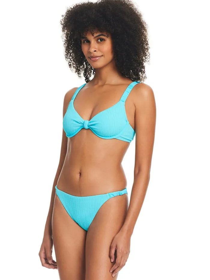 Sanctuary Clothing Swim Tops Women Sandbar Solids Underwire Bikini Top Curacao Sanctuary Clothing Swim Tops Women Sandbar Solids Underwire Bikini Top Curacao