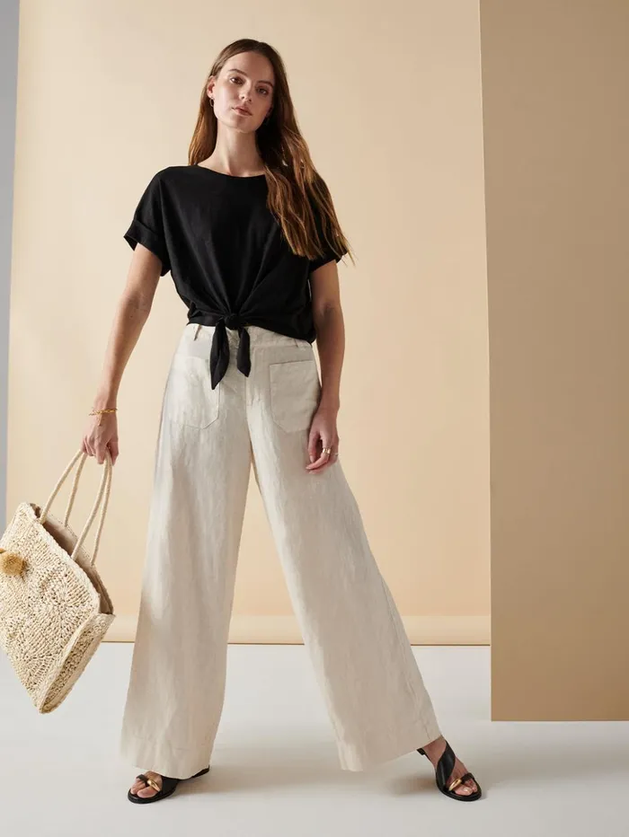 Sanctuary Clothing Tees and Tops Women All Day Tie Tee Black Sanctuary Clothing Tees and Tops Women All Day Tie Tee Black