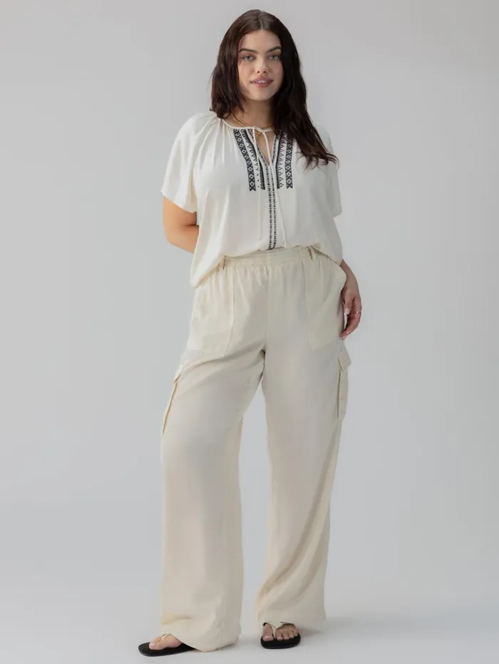 Sanctuary Clothing Tees and Tops Women Golden Dream Top Birch Inclusive Collection