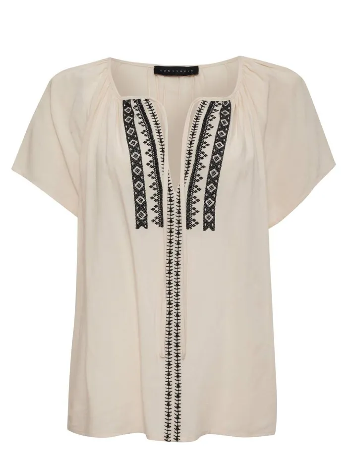Sanctuary Clothing Tees and Tops Women Golden Dream Top Birch Inclusive Collection