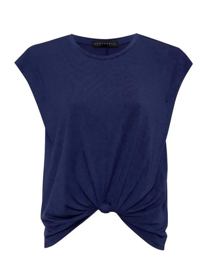 Sanctuary Clothing Tees and Tops Women New Era Tee Deep Sea Sanctuary Clothing Tees and Tops Women New Era Tee Deep Sea