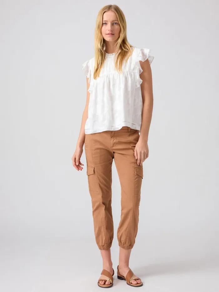 Sanctuary Clothing Tees and Tops Women Spring Gathering Top White