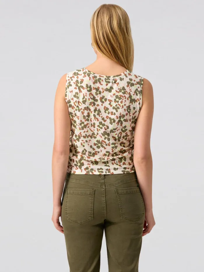 Sanctuary Clothing Tees and Tops Women Twisted Tank Rose Foliage Sanctuary Clothing Tees and Tops Women Twisted Tank Rose Foliage