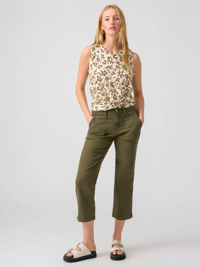 Sanctuary Clothing Tees and Tops Women Twisted Tank Rose Foliage Sanctuary Clothing Tees and Tops Women Twisted Tank Rose Foliage