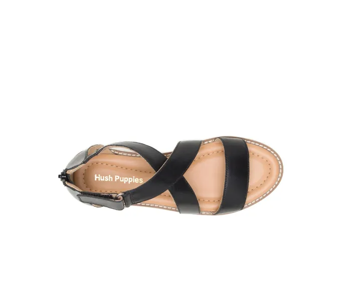 Sandals Briard X Back Zip Black Leather 8211 Hush Puppies Women Sandals Briard X Back Zip Black Leather 8211 Hush Puppies Women