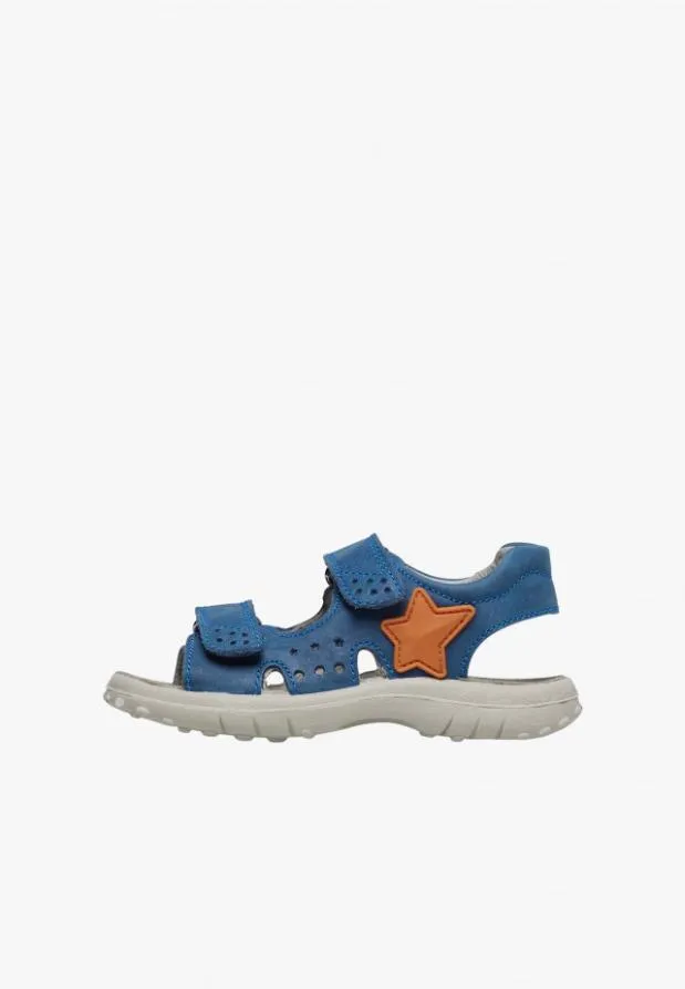 Sandals Kids Naturino NATURINO DOCK Light Blueorange