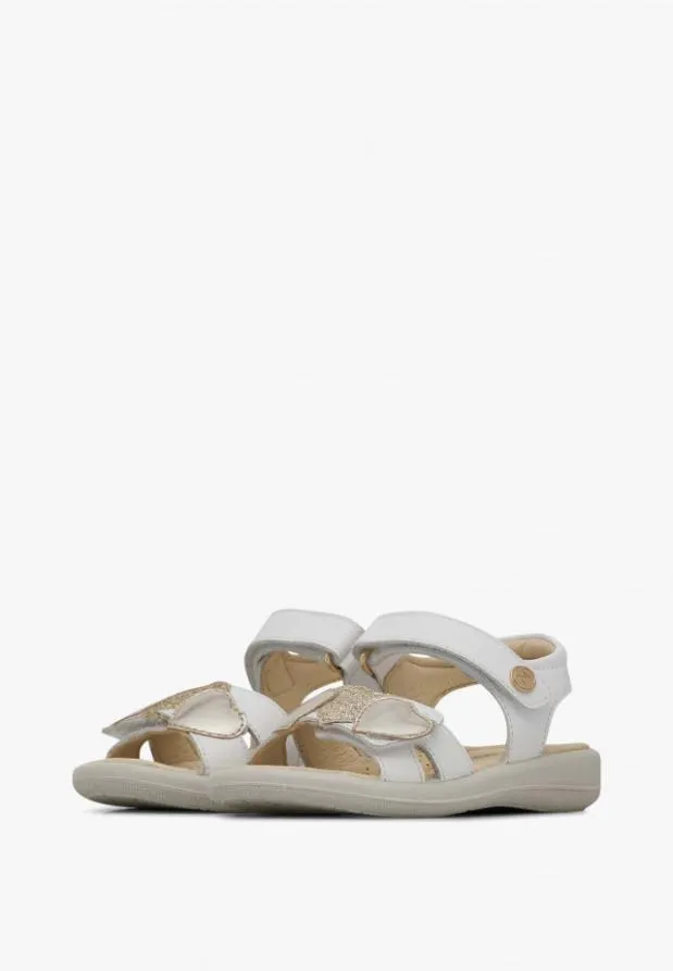 Sandals Kids Naturino NATURINO NIVES Whiteplatinum Sandals Kids Naturino NATURINO NIVES Whiteplatinum