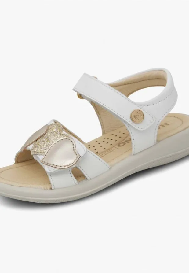 Sandals Kids Naturino NATURINO NIVES Whiteplatinum Sandals Kids Naturino NATURINO NIVES Whiteplatinum