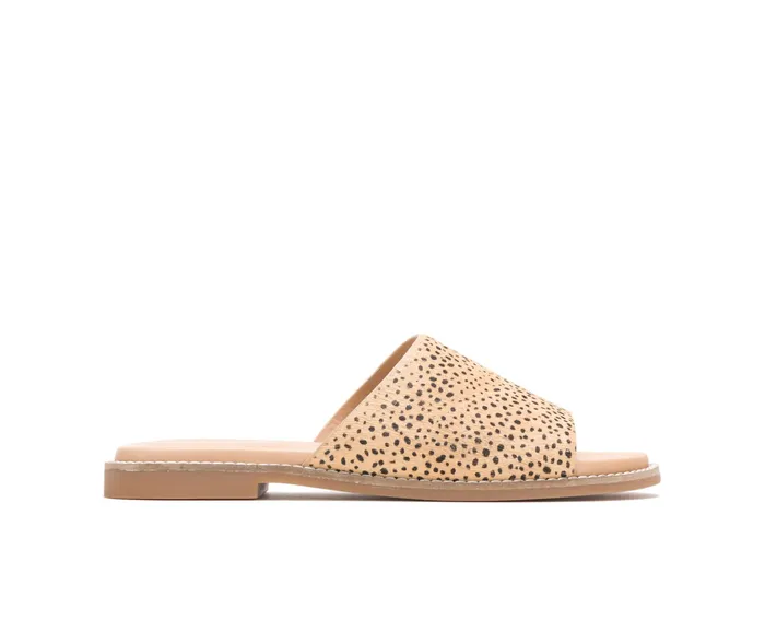 Sandals Women Hush Puppies Lexi Slide Spotted Calf Hair