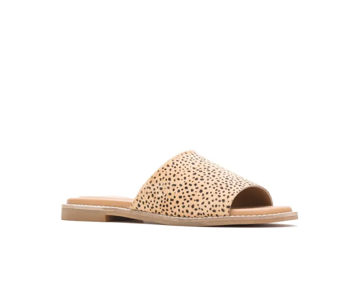 Sandals Women Hush Puppies Lexi Slide Spotted Calf Hair