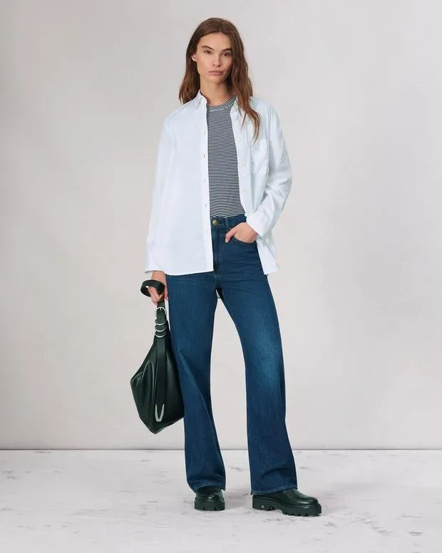 ScarvesWideLeg and Barrel Logan WideLeg Jean Annalise 8211 rag and bone MenWomen
