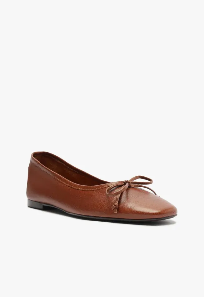 Schutz Shoes Ballerinas Arissa Flat Brown 8211 Women