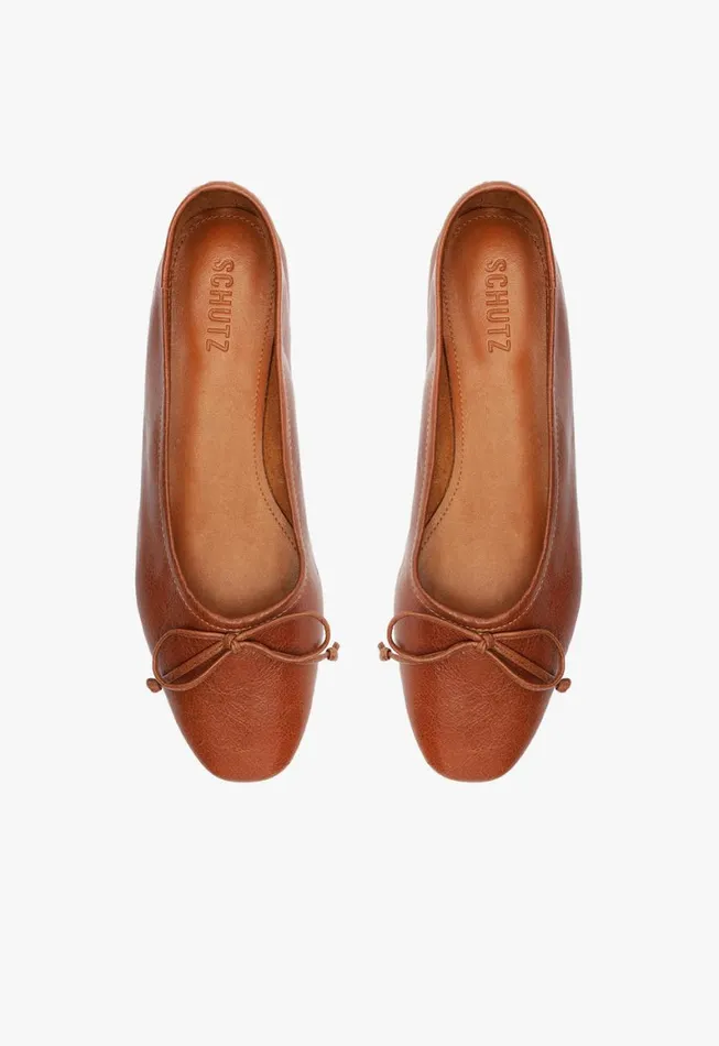 Schutz Shoes Ballerinas Arissa Flat Brown 8211 Women