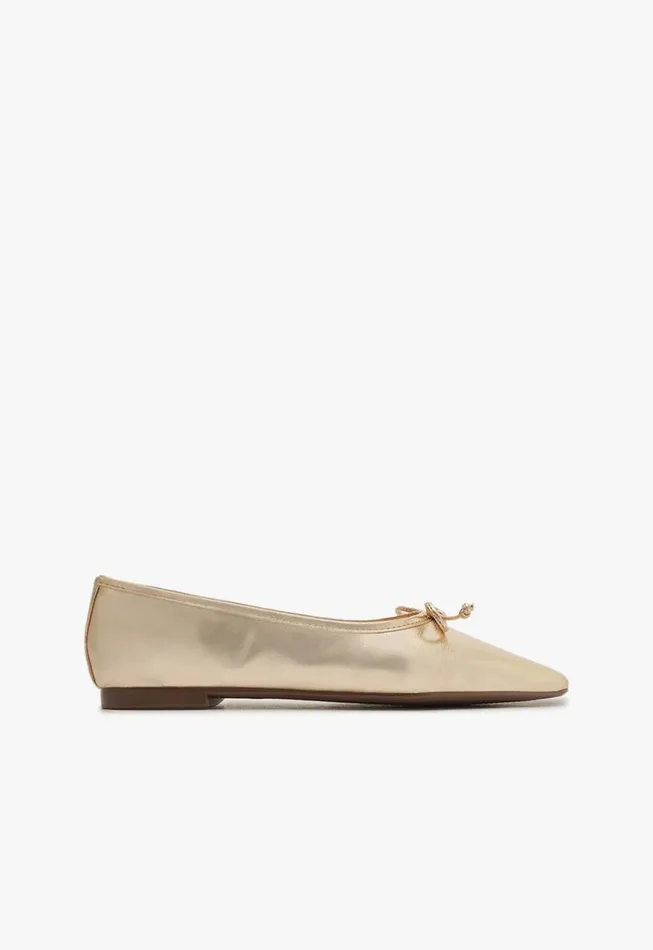 Schutz Shoes Ballerinas Arissa Gold 8211 Women