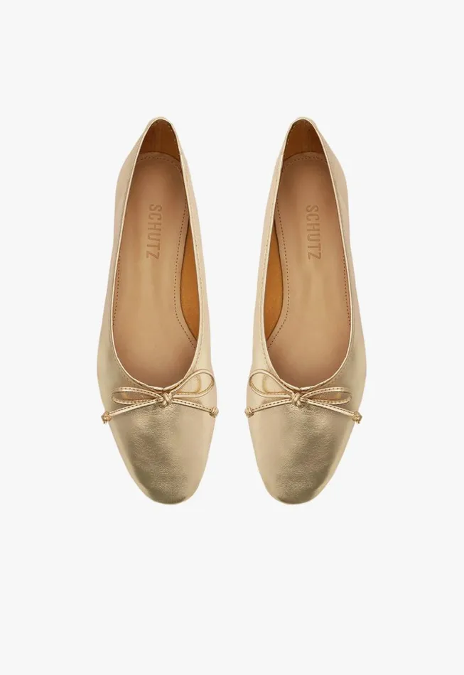 Schutz Shoes Ballerinas Arissa Gold 8211 Women Schutz Shoes Ballerinas Arissa Gold 8211 Women