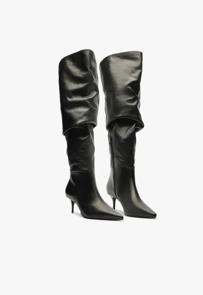 Schutz Shoes Boots Ashlee Mid Boot Black 8211 Women