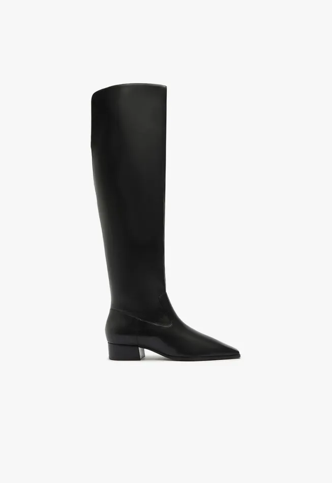 Schutz Shoes Boots Helena Over The Knee Boot Black 8211 Women