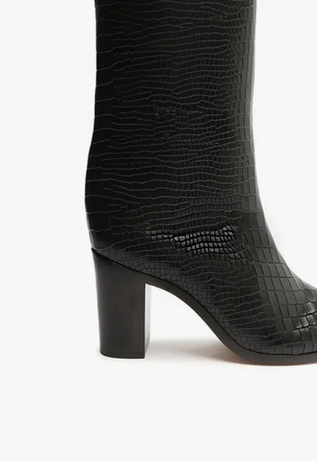 Schutz Shoes Boots Maryana Block Boot Black 8211 Women