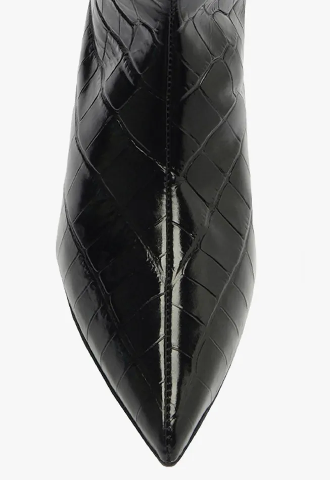 Schutz Shoes Boots Maryana Lo Wide Boot Black 8211 Women