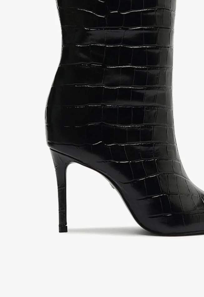 Schutz Shoes Boots Maryana Wide Boot Black 8211 Women
