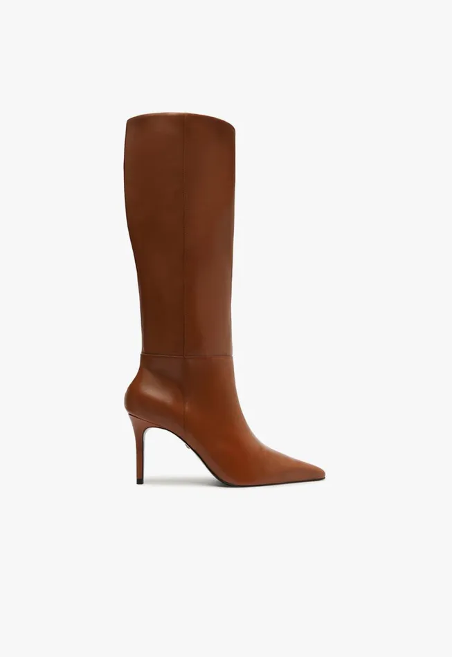 Schutz Shoes Boots Mikki Up Boot Brown 8211 Women