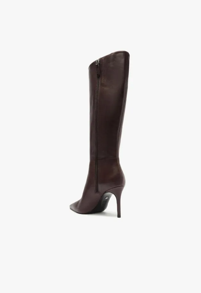 Schutz Shoes Boots Mikki Up Boot Dark Brown 8211 Women