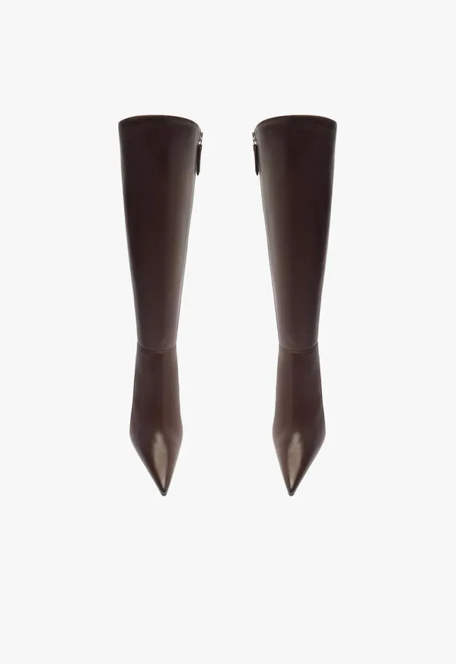 Schutz Shoes Boots Mikki Up Boot Dark Brown 8211 Women