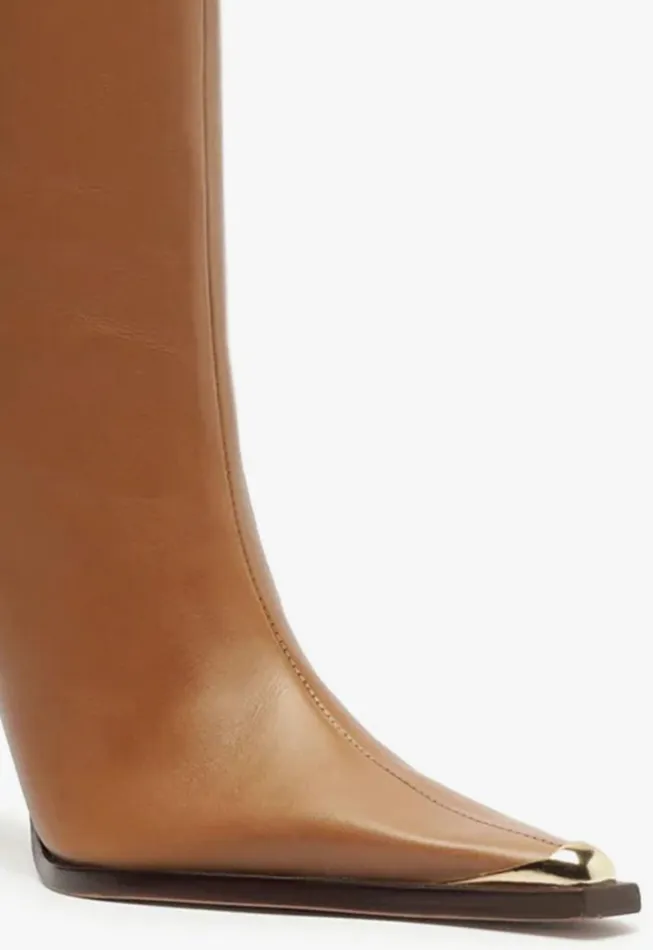 Schutz Shoes Boots Raffaela Up Cap Toe Boot Brown 8211 Women