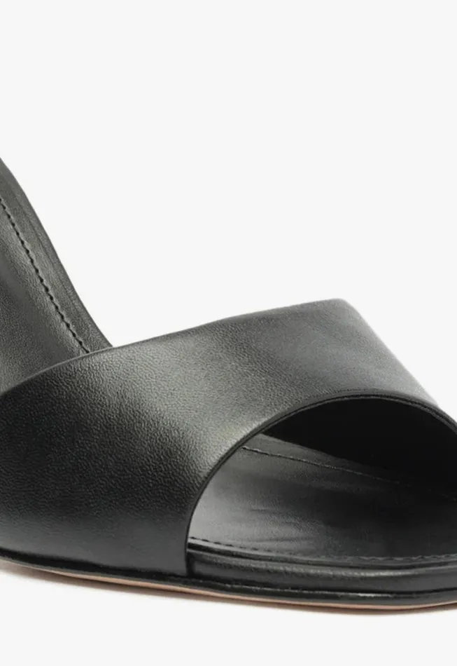 Schutz Shoes Mules Posseni Casual Leather Sandal Black 8211 Women