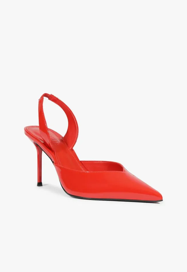 Schutz Shoes Pumps Lexi Sling Patent Leather Pump Red 8211 Women