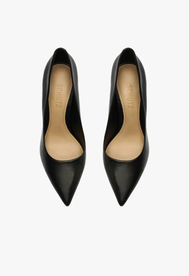 Schutz Shoes Pumps Lou Leather Pump Black 8211 Women