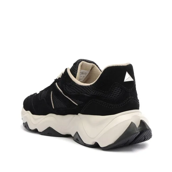 Schutz Shoes Sneakers ST2940 Suede Sneaker Black 8211 Women