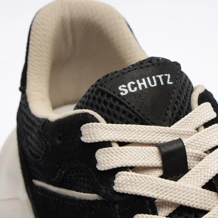 Schutz Shoes Sneakers ST2940 Suede Sneaker Black 8211 Women