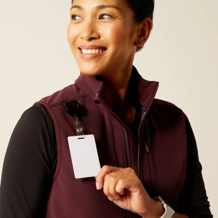 Scrubs 8211 New Women Ariat Sina Fleece Scrub Vest Winetasting Scrubs 8211 New Women Ariat Sina Fleece Scrub Vest Winetasting