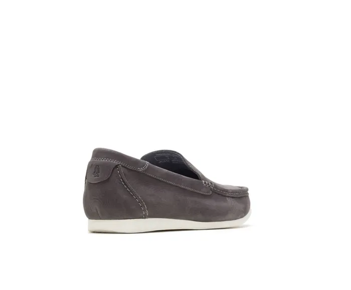 Shane Venetian Frost Gray Nubuck Men SlipOns Hush Puppies