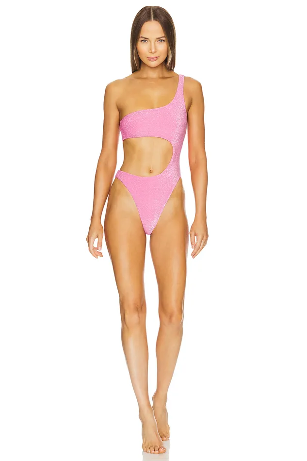 Shine On You One Piece Pink Women Lovers and Friends Swimsuits and CoverUps