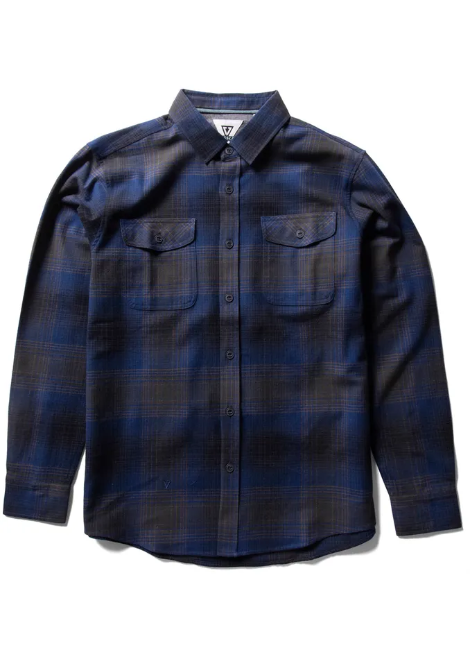 Shirts and Flannels Central Coast Ls Flannel Black 8211 Vissla Men