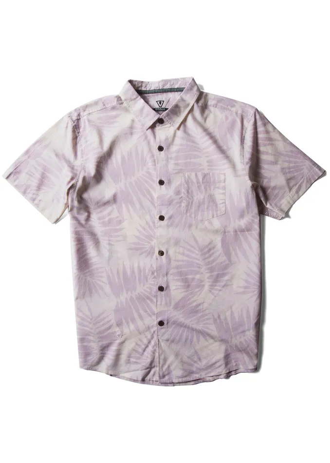 Shirts and Flannels Men Palm Grande Ss Shirt Dusty Rose Vissla