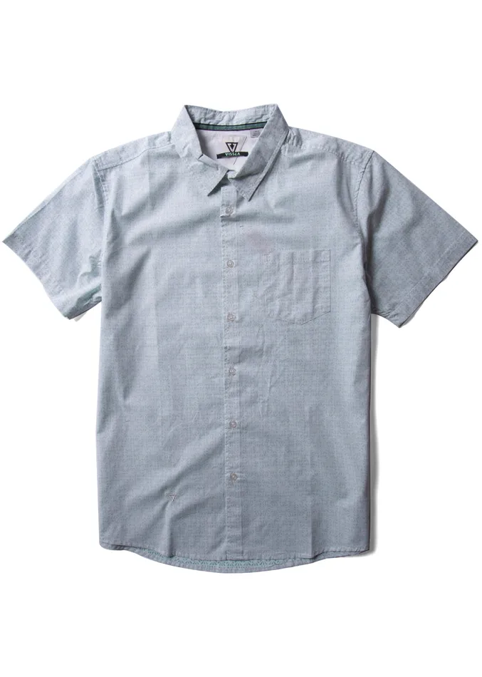 Shirts and Flannels Men Vissla Daybreak Eco Ss Shirt Ice Pack