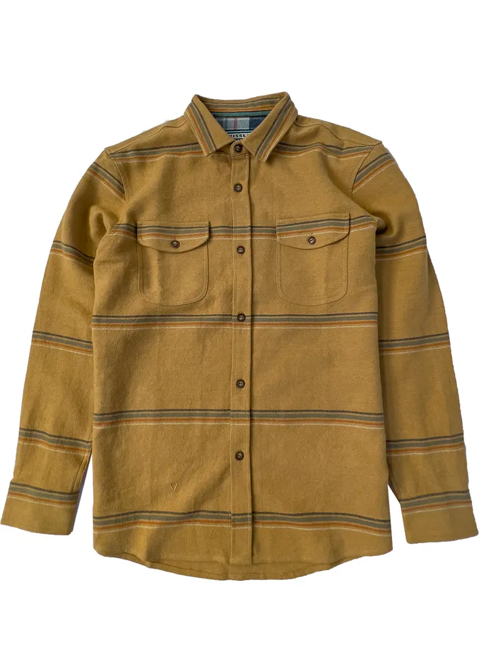 Shirts and Flannels Vissla Men Creators Eco Ls Flannel HUK 8211 Husk
