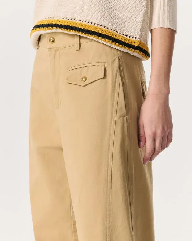 Shirts and Tops Renata Cotton Twill Utility Pants Beige 8211 rag and bone Women