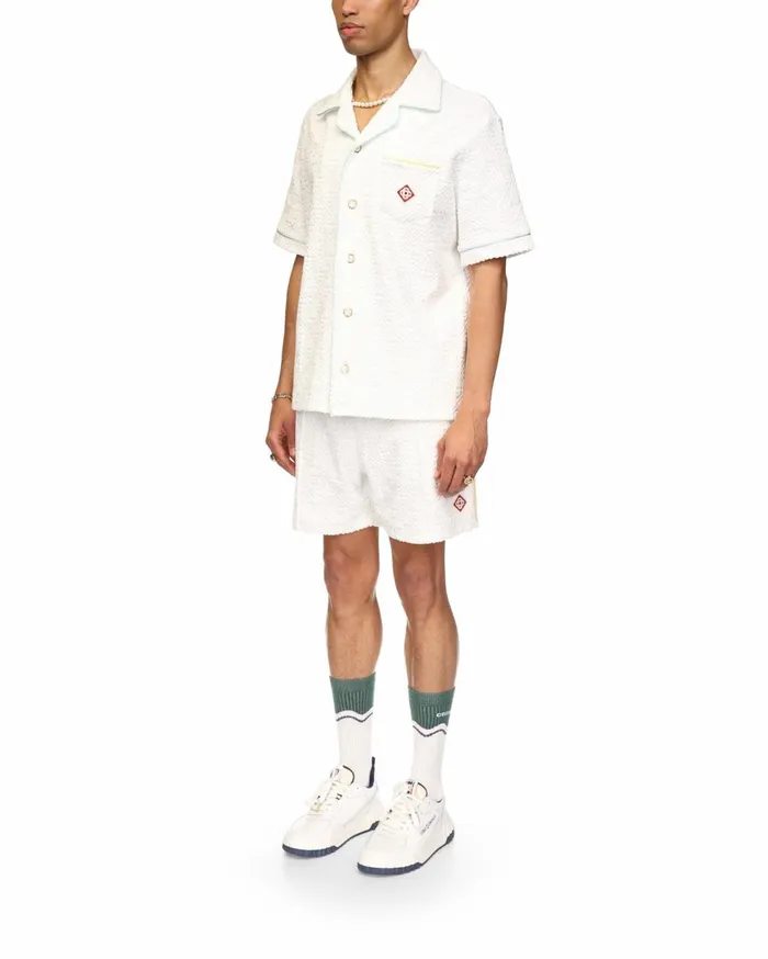 Shirts Men Casablanca Paris Monogram Towelling Shirt